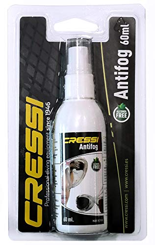 Cressi Premium Anti Fog, Spray Antiappannante per Maschere Sub e 60 ml