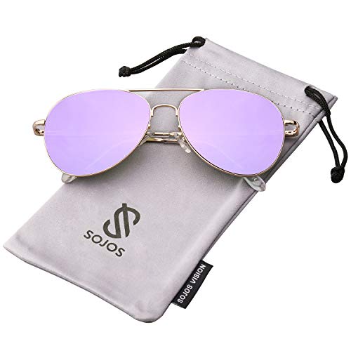 SOJOS Occhiali da Sole 2019 Uomo e Donna Vintage Retro Classici Specchiati...