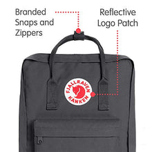 Carica l&#39;immagine nel visualizzatore di Gallery, FJÄLLRÄVEN Kånken, 27x38x13 centimeters (W x H x L), Grigio (Super Grey)