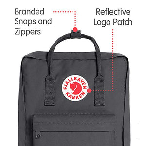 FJÄLLRÄVEN Kånken, 27x38x13 centimeters (W x H x L), Grigio (Super Grey)