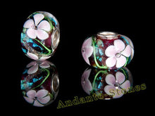 Carica l'immagine nel visualizzatore di Gallery, Andante-Stones Argento massiccio Sterling 925 Perlina di vetro Bead SEALIFE... - Ilgrandebazar