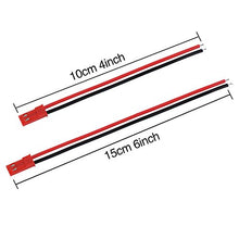 Carica l'immagine nel visualizzatore di Gallery, 20 Paia 22 AWG JST Spina Connettore 2 Pin Maschio Femmina Connettore...