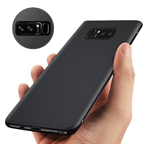 Infreecs Cover Galaxy Note 8, Silicone Caso Black [Ultra Sottile] Anti Nero - Ilgrandebazar