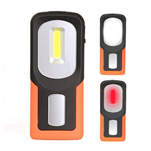 Carica l&#39;immagine nel visualizzatore di Gallery, Lampada da lavoro Ricaricabile Lampade di ispezione Torcia LED COB Arancione - Ilgrandebazar