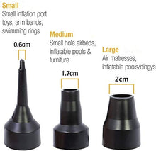 Carica l'immagine nel visualizzatore di Gallery, Lambony Pompa Elettrica Portatile AC220V/DC12V Gonfiabile...