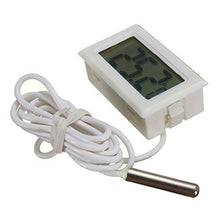 Carica l'immagine nel visualizzatore di Gallery, ARCELI Termometro digitale LCD Monitoraggio della temperatura con sonda esterna per frigorifero Frigorifero congelatore Acquario - Bianco