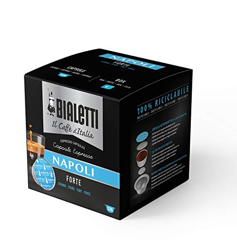 Bialetti Caffè d'Italia Napoli (Gusto Forte) - 8 x 16 capsule