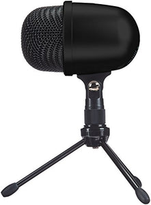 AmazonBasics - Mini microfono a condensatore da scrivania, Nero - Ilgrandebazar
