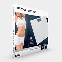 Carica l&#39;immagine nel visualizzatore di Gallery, Rowenta BS1131 Classic Bilancia Pesapersone Digitale con Piatto in Vetro, Bianco