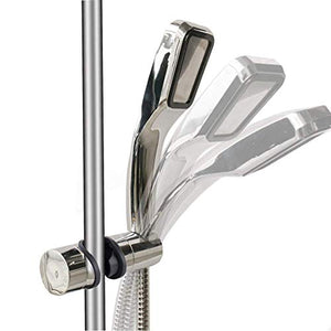 Joyoldelf 18-25 mm ABS Regolabile Ricambio Staffa Supporto Doccia per Argento - Ilgrandebazar