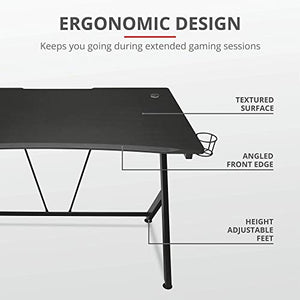 Trust GXT 711 Dominus Scrivania Gaming Ergonomica, con Sistema di Gestione...