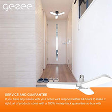 Carica l&#39;immagine nel visualizzatore di Gallery, Gezee Fan blade shape LED Lampadine, 45W (4500 Lumen), 6500K Bianco...
