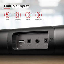 Carica l&#39;immagine nel visualizzatore di Gallery, BOMAKER Tapio I Mini Soundbar Bluetooth 5.0 Wireless, 16&#39;&#39; con Grigio argento