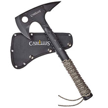 Carica l&#39;immagine nel visualizzatore di Gallery, Camillus Sin Tomahawk con fodero in nylon balistico, testa dell&#39;accetta in...