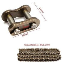 Carica l&#39;immagine nel visualizzatore di Gallery, ILS- Catena di ricambio 25H 136 per 47 / 49cct Mini Moto ATV Quad Scooter... - Ilgrandebazar