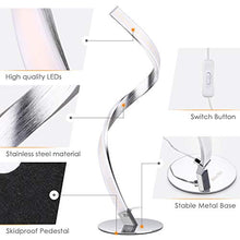 Carica l&#39;immagine nel visualizzatore di Gallery, Albrillo lampada da tavolo a spirale, moderna letto a LED, Spirale - Ilgrandebazar