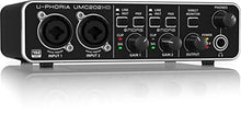 Carica l&#39;immagine nel visualizzatore di Gallery, Behringer U-PHORIA UMC202HD interfaccia audio 2x2 USB 24 BIT e 192 Khz con... - Ilgrandebazar