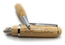 Carica l&#39;immagine nel visualizzatore di Gallery, Penna Regalo Originale in Legno Multifunzione USB 32Gb, per: Laurea,...