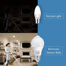 Carica l&#39;immagine nel visualizzatore di Gallery, Bomcosy Lampadina LED E27 Sensore di Movimento a Bianco Caldo 3000k - Ilgrandebazar