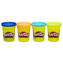 Carica l'immagine nel visualizzatore di Gallery, Play-Doh - 4 Vasetti Singoli, B5517EU4, Colori assortiti 4 - Ilgrandebazar