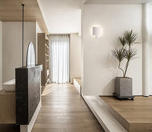 Carica l'immagine nel visualizzatore di Gallery, DAWALIGHT Lampade da Parete per Interni Moderne 6W 3000K LED Luce con Interruttore Design di Piastrelle Cinesi Illuminazione a Parete per Soggiorno Camere da letto Corridoio Ufficio, Alluminio, Bianco