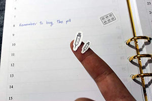 120 medical stickers, 4 fogli di adesivi per agenda medica - Ilgrandebazar