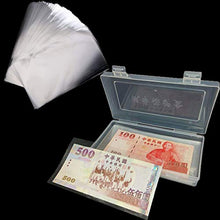 Carica l&#39;immagine nel visualizzatore di Gallery, Osuter 200PCS Porta Banconote Moneta Collezione Plastica Tasche Banconote... - Ilgrandebazar