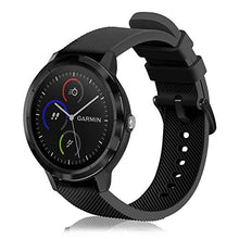 Carica l&#39;immagine nel visualizzatore di Gallery, FINTIE Cinturino per Garmin Vivoactive 3, 20mm in Silicone *Nero - Ilgrandebazar