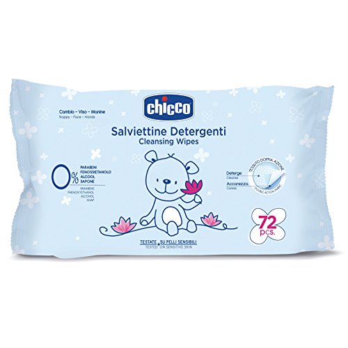 Chicco 00009163100000 Salviette, 72 Pezzi, No Flip Cover - Ilgrandebazar