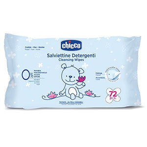 Chicco 00009163100000 Salviette, 72 Pezzi, No Flip Cover - Ilgrandebazar