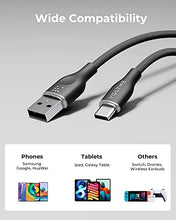 Carica l'immagine nel visualizzatore di Gallery, VOLTME Set di 2 Cavo USB a USB C 3A Nylon Intrecciato 1.80m, RUGG Cavo USB Tipo C a Ricarica Rapida Compatibile con Pixel 7/6/5/4XL, iPad Pro, Galaxy S10, Moto G7 Plus, Redmi Note 10 9, ecc. (nero)