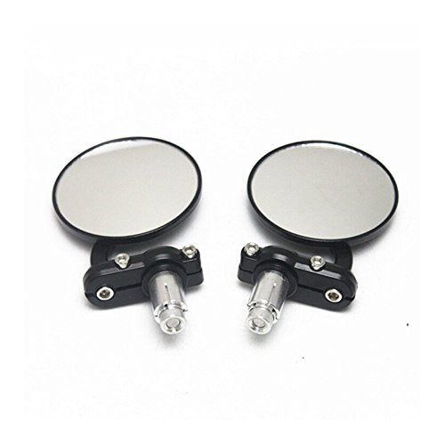 KKmoon 22mm Black Motorcycle Round 7/8