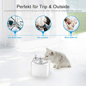 isYoung - Fontana per Cani e Gatti, con indicazione della quantità di Acqua,...