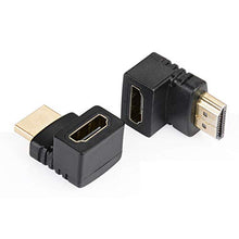 Carica l'immagine nel visualizzatore di Gallery, J&amp;D Adattatore HDMI da 90 Gradi e 270 Gradi, 2-Pack Placcato Oro