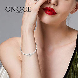 GNOCE Charm Lupo Elegante in Agento S925 Intelligente Come Un Charms... - Ilgrandebazar