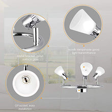 Carica l&#39;immagine nel visualizzatore di Gallery, Albrillo Faretti LED da Soffitto Orientabili - 3 Lampadine G9 5 3 faretti