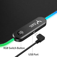 Carica l&#39;immagine nel visualizzatore di Gallery, BLADE HAWKS Tappetino Mouse Gaming, RGB Gaming per di Grande...