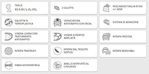 CGM Casco Demi Jet 107V POSITANO Marrone Opaco Lunga, S Small, marrone