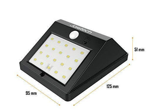 Super Bright 20 LED lampioni solari, Jokitech 20 Solar Light, Black - Ilgrandebazar