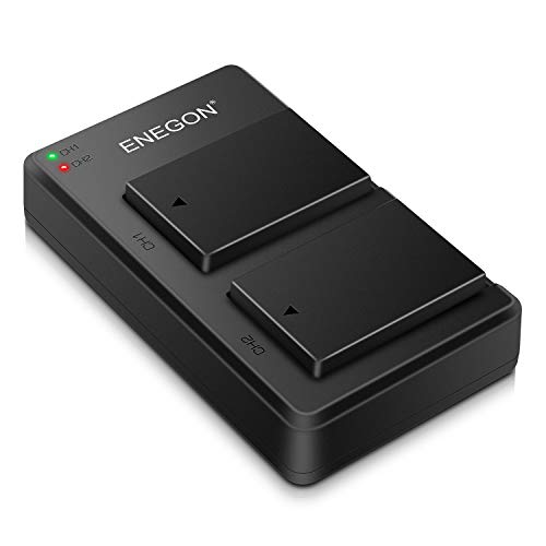ENEGON Doppio Pacco Batteria Fotocamera LP-E17 1040mAh con Caricatore...