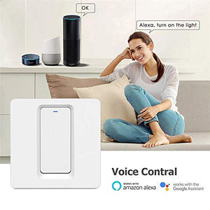 MOES WiFi Smart Light Switch Button Life/Tuya APP Remote Control...