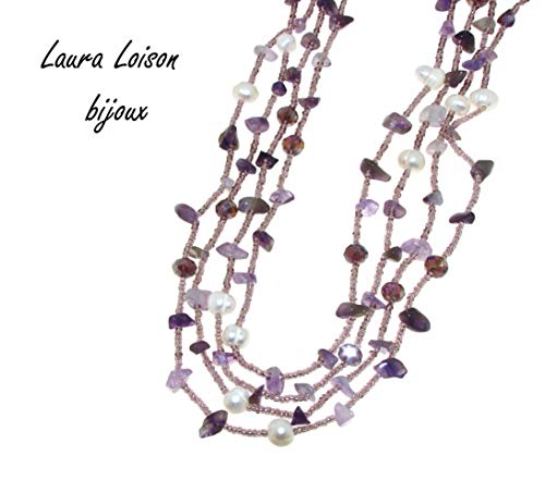 Laura Loison - Collana lunga con perle - Ilgrandebazar