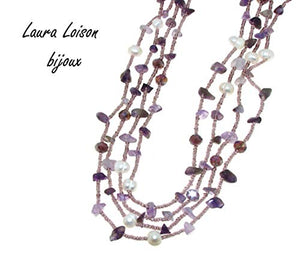 Laura Loison - Collana lunga con perle - Ilgrandebazar