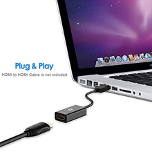 Carica l'immagine nel visualizzatore di Gallery, Rankie Adattatore DisplayPort a HDMI, Risoluzione 4K Convertitore, Nero