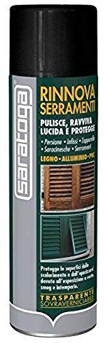 SARATOGA 54181001 Rinnova Serramenti 500 Ml Pulisce, ravviva Lucida e...