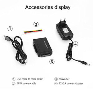 POSUGEAR USB 3.0 a SATA e IDE Adattatore, Convertitore da IDE/SATA a 3.0...