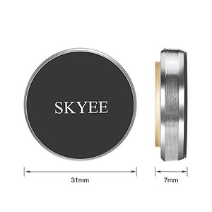 Skyee [2 Pack Supporto Auto Smartphone Magnetico con Adesivo 3M Argento