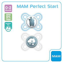 Carica l&#39;immagine nel visualizzatore di Gallery, MAM Perfect Start 70584711 - Ciuccio in silicone, 0-2 mesi, previene le... - Ilgrandebazar