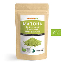 Carica l'immagine nel visualizzatore di Gallery, Tè Verde Matcha Biologico in Polvere [ GRADO CULINARIO ] da 100g. 100 grammi - Ilgrandebazar