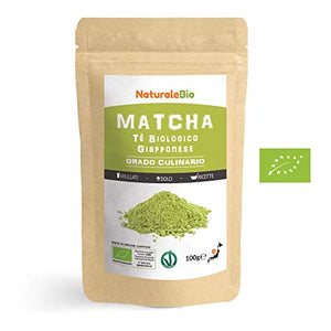 Tè Verde Matcha Biologico in Polvere [ GRADO CULINARIO ] da 100g. 100 grammi - Ilgrandebazar